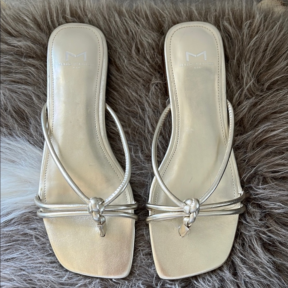 Marc Fisher Monty Flat Sandals with Delicate Straps